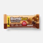 Батончик протеиновый, Bombbar (Бомббар) 32 г вафельный с молочно-ореховой пастой капучино