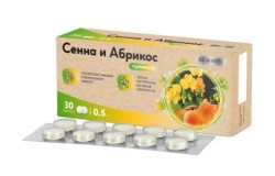 Сенна и абрикос BioForte (БиоФорте) табл. 500 мг №30 БАД к пище по цене от 216,00 рублей, купить в аптеках Балаково